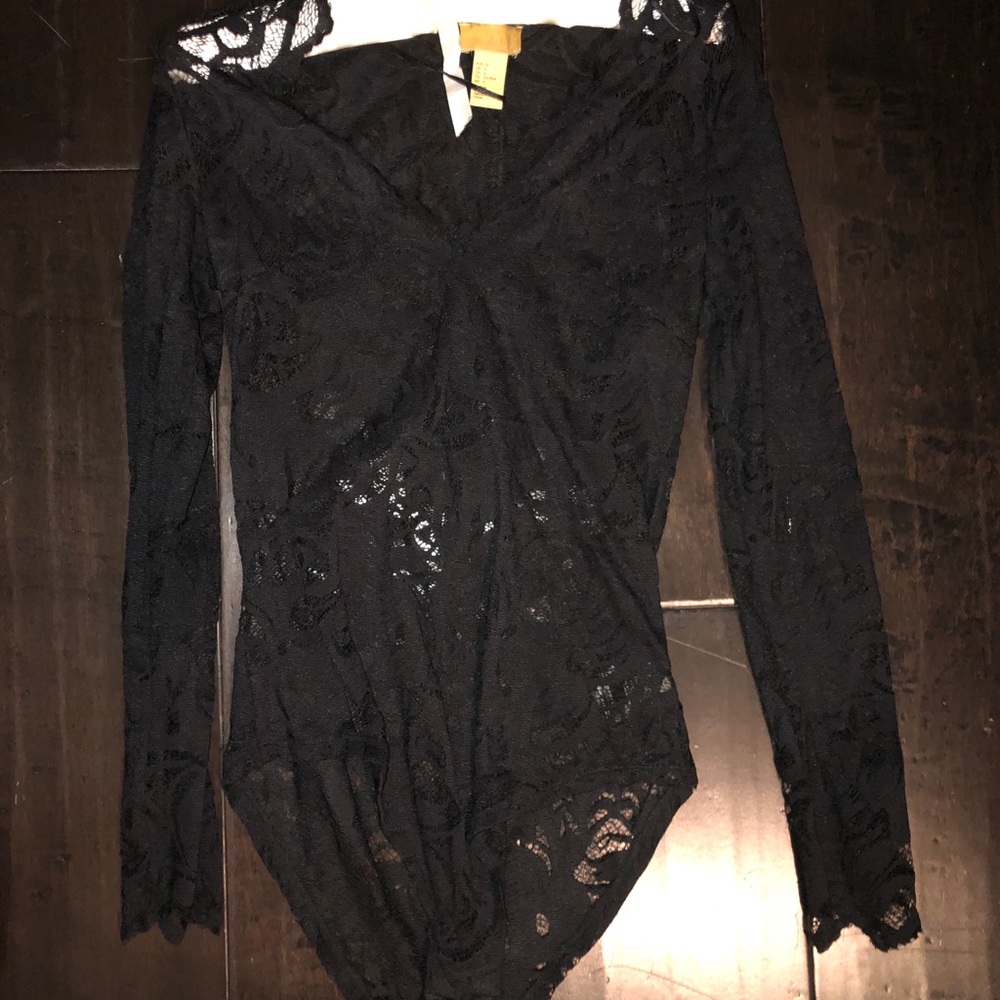 Black Lace Bodysuit
